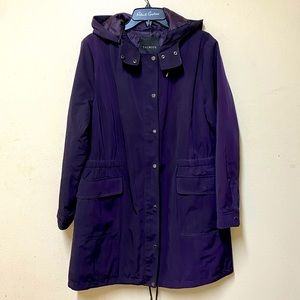 Talbots Deep Purple Parka Jacket, XL